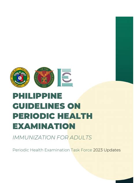 PHILIPPINE GUIDELINES on PERIODIC HEALTH EXAMINATION.